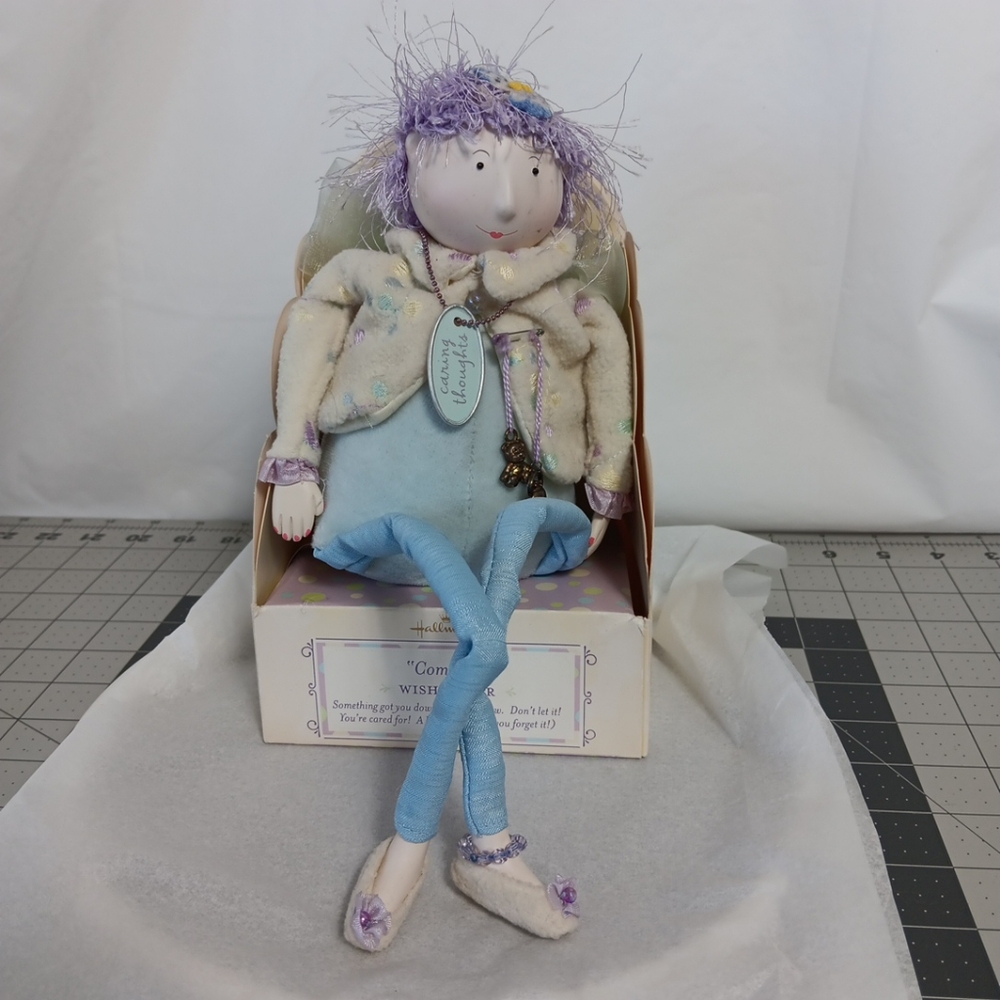 Hallmark Comfort Wish Sister Caring Thoughts Doll Decorative Collectible Pastel